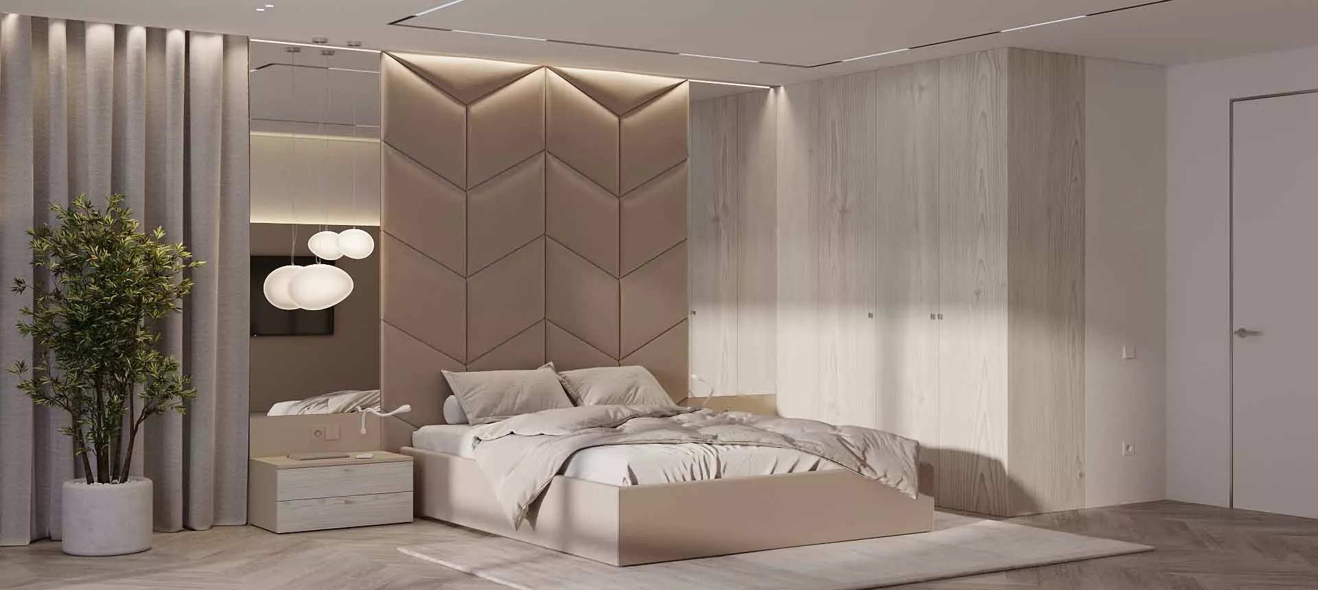 Лиственница горная / микровелюр NEWTONE цвет Beige